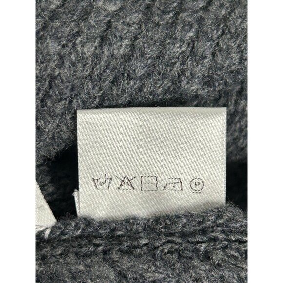 Brett Johnson Men's Italian Merino Cashmere Blend CrewNeck Sweater in Gray- Sz L - Picture 6 of 6